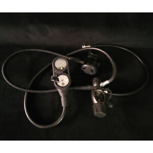 Aeris XR1 NX Scuba Diving Dive Computer Console PSI Gauge w/ Aeris A2 Regulator